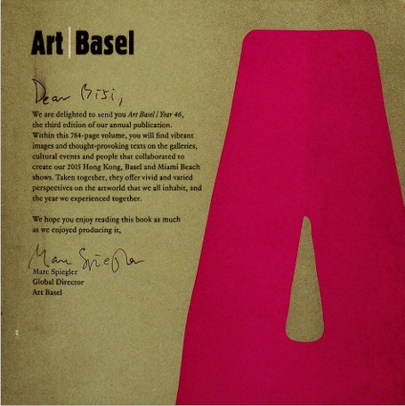 Art Basel | Year 46: Annual Publication Presentation Letter to Bisi Silva