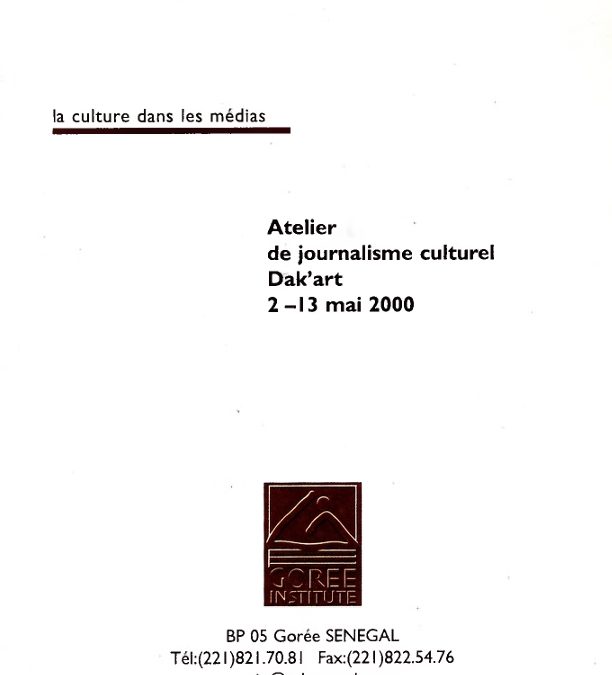 Atelier de journalisme culturel